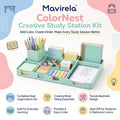 Mavirela™ ColorNest Creative Study Station Kit