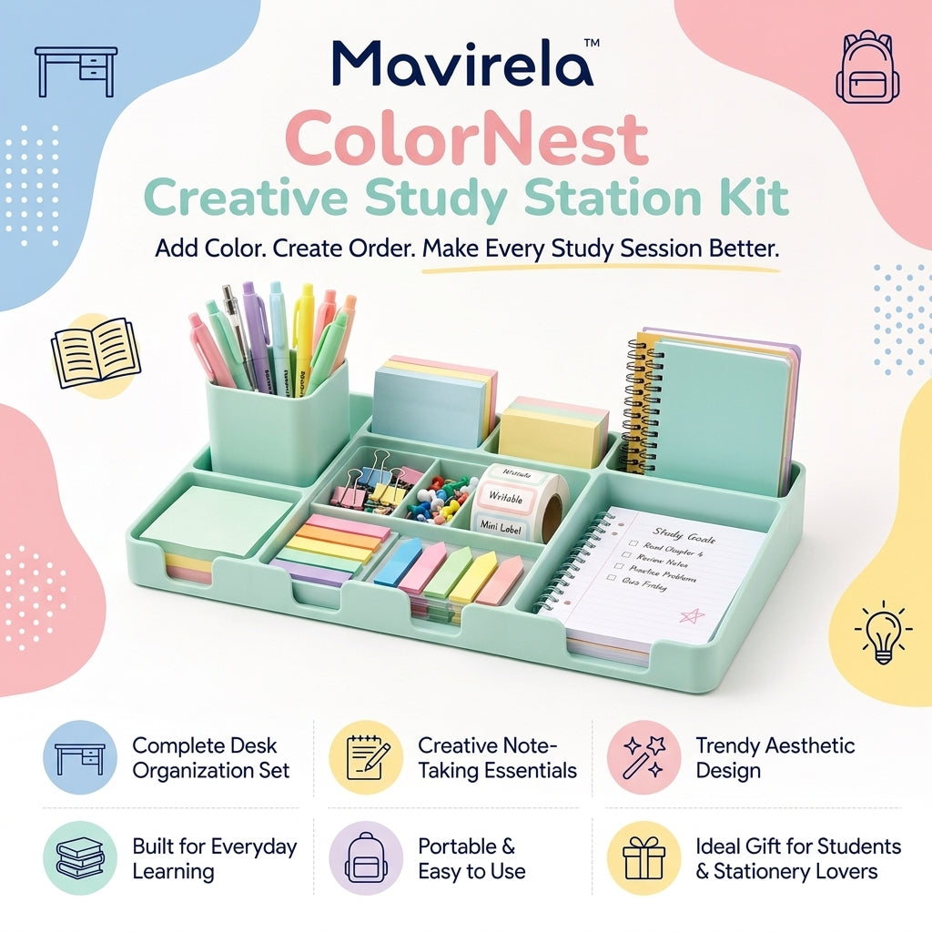 Mavirela™ ColorNest Creative Study Station Kit