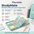 Mavirela™ StudyMate Modular Pencil Case Organizer