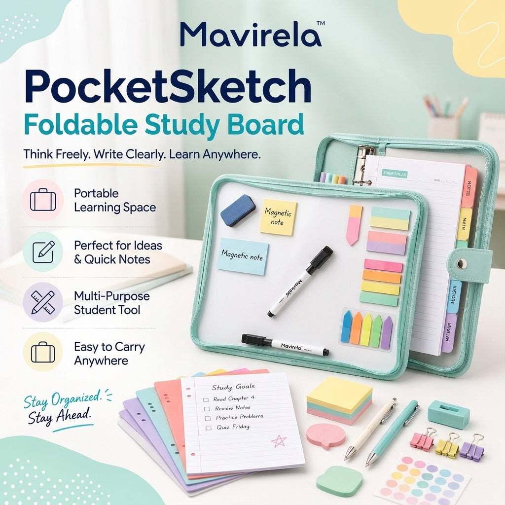 Mavirela™ PocketSketch Foldable Study Board